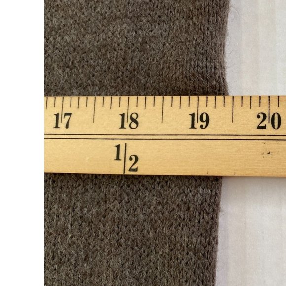 Alyx Womens Grey with Brown Undertones Scoop Neck Sweater Dress Size XL - Picture 6 of 8